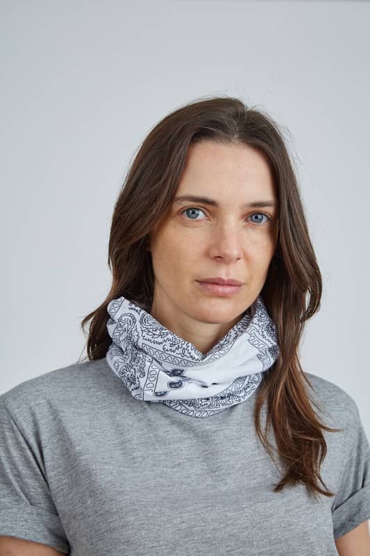 Insect Shield Versatile Wrap Scarf | Light Blue | 100% Polyester