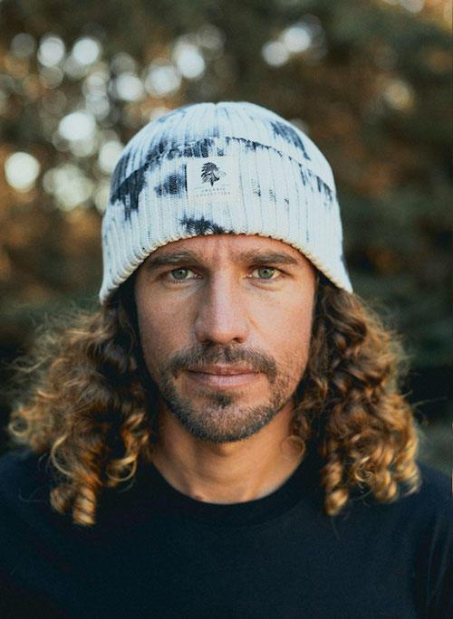 Organic Cotton Woodstock Black Tie Dye Beanie