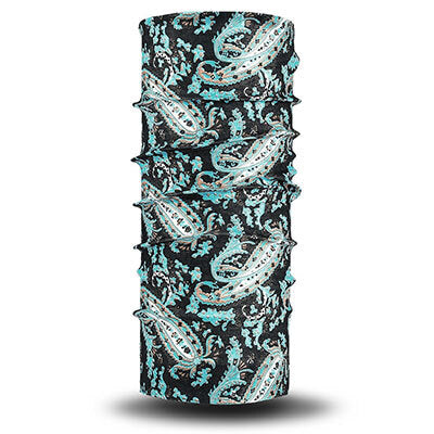 Blue Big Paisley