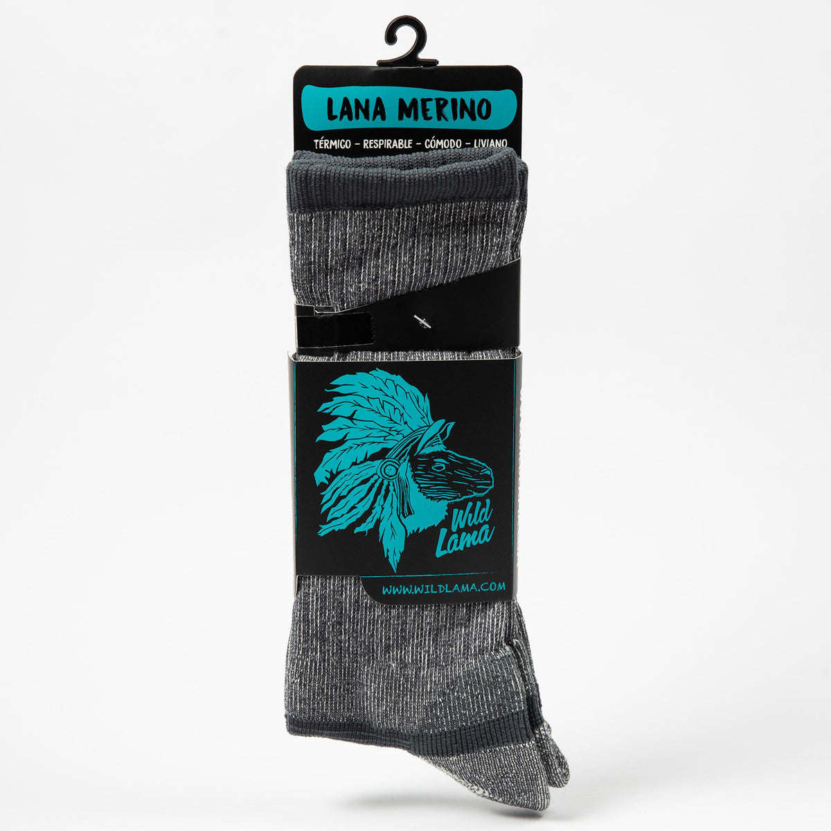 Merino Wool Socks Men - Black &amp; Dark Gray